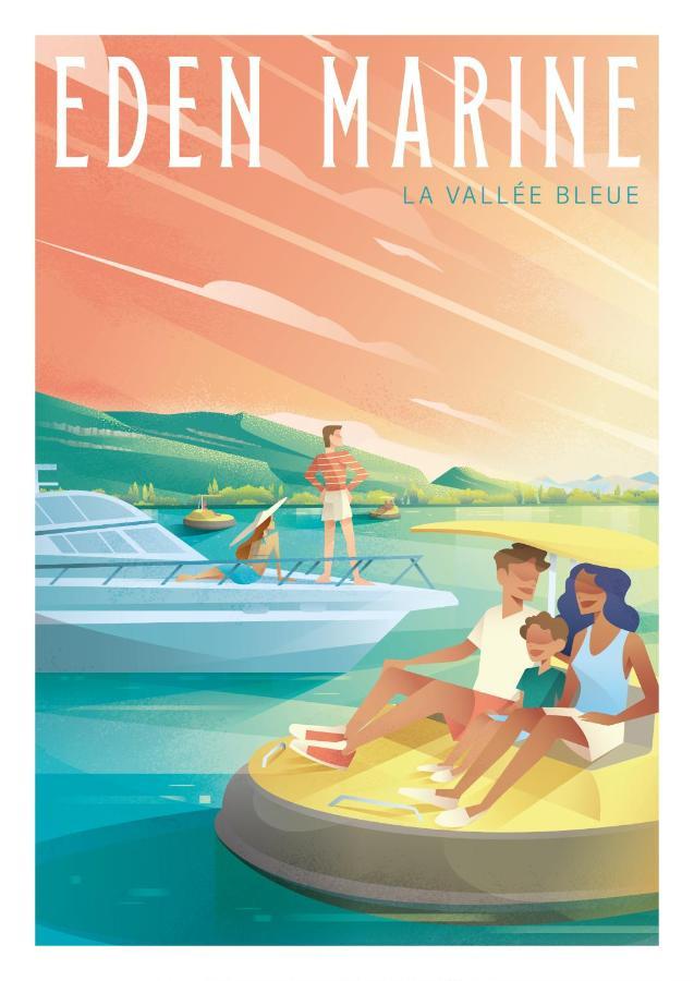 Hotel Eden marine Montalieu-Vercieu Exterior foto